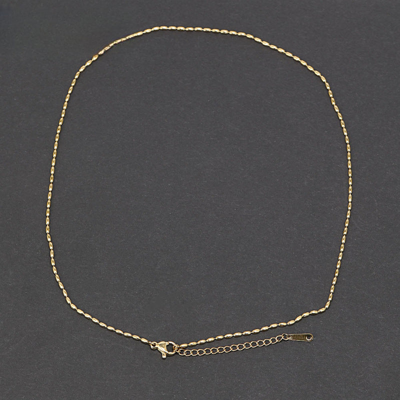 Wholesale 5PCS/PACK Stainless Steel Color Preservation Box Chain Bare Chain DIY Jewelry Accessories